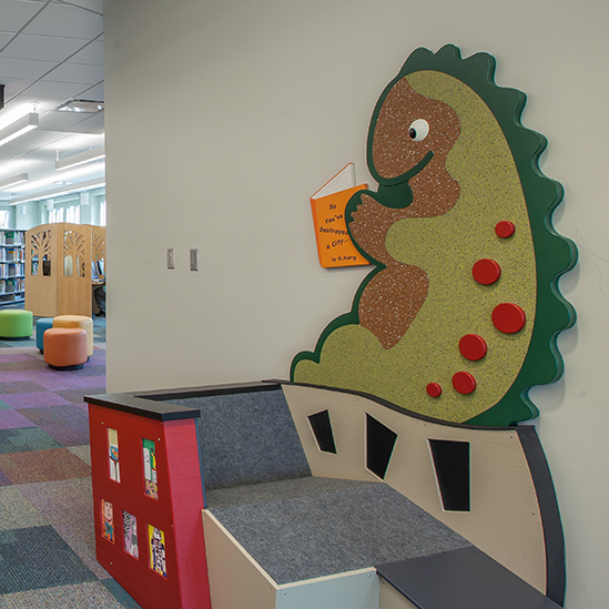 children's reading area