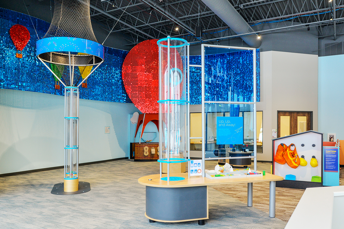 overview of the Wind Powered Play exhibit